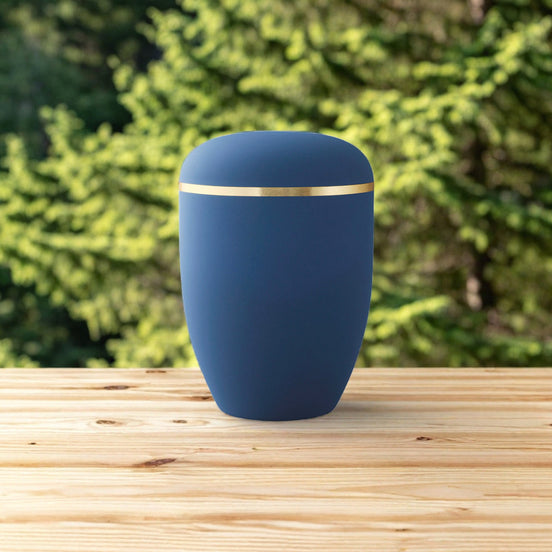 Urne blau FreiPfad