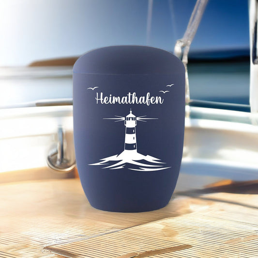Seeurne Leuchtturm blau
